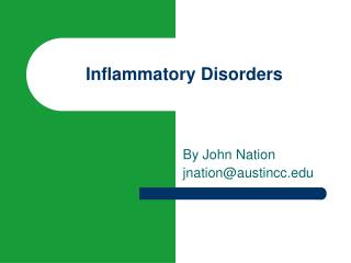 Inflammatory Disorders