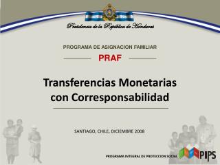 PROGRAMA INTEGRAL DE PROTECCION SOCIAL