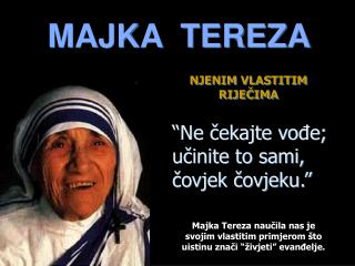 MAJKA TERE Z A