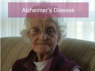 Alzheimer’s Disease