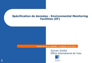 Spécification de données - Environmental Monitoring Facilities (EF)