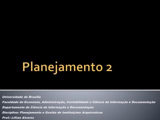 Planejamento 2