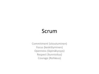 Scrum