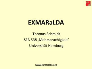 EXMARaLDA