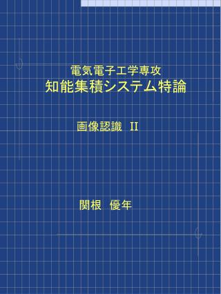 電気電子工学専攻 知能集積システム特論