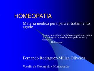 HOMEOPATIA