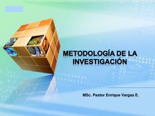 Metodología de la Investigación