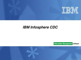 IBM Infosphere CDC