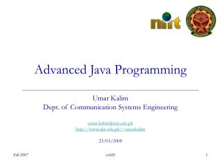 Advanced Java Programming