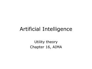 Artificial Intelligence
