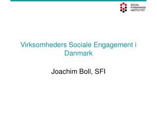 Virksomheders Sociale Engagement i Danmark