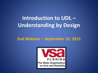 Introduction to UDL – Understanding by Design