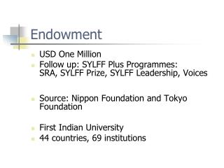 Endowment