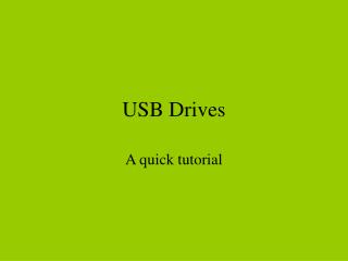 USB Drives