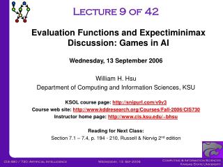 Lecture 9 of 42