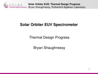 Solar Orbiter EUV Spectrometer