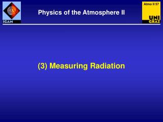 (3) Measuring Radiation