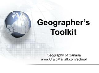 Geographer’s Toolkit