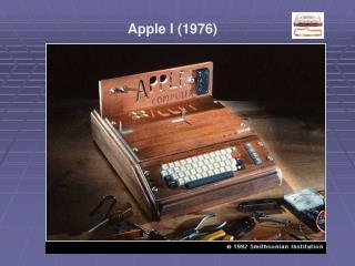 Apple I (1976)