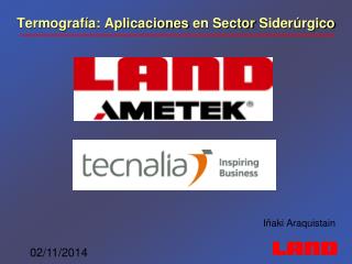 Termografía : Aplicaciones en Sector Siderúrgico