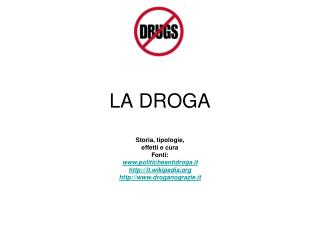 LA DROGA