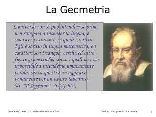 La Geometria
