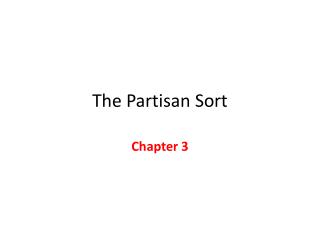 The Partisan Sort