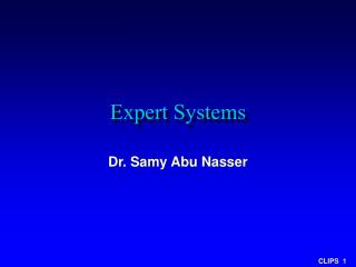 Expert Systems