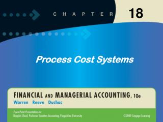 Process Cost Systems