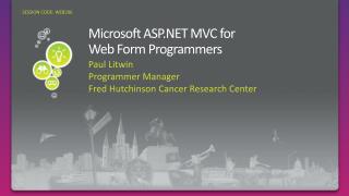 Microsoft ASP.NET MVC for Web Form Programmers