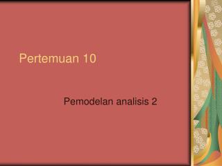 Pertemuan 10