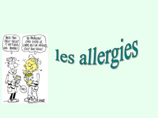 les allergies