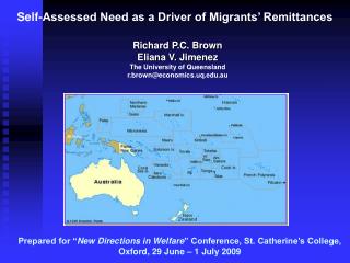 Self-Assessed Need as a Driver of Migrants’ Remittances