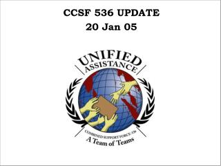 CCSF 536 UPDATE 20 Jan 05