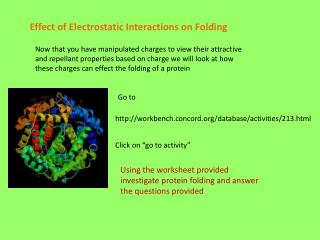Effect of Electrostatic Interactions on Folding