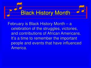 Black History Month