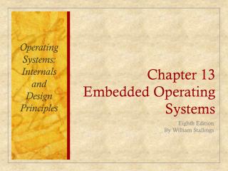 Chapter 13 Embedded Operating Systems