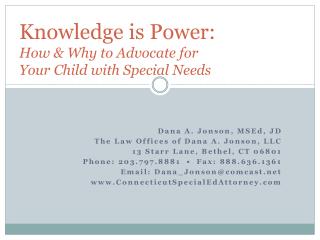 Knowledge is Power: How &amp; Why to Advocate for Your Child with Special Needs