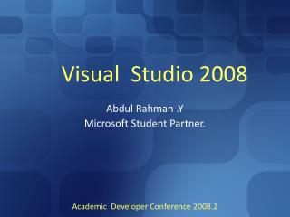 Visual Studio 2008