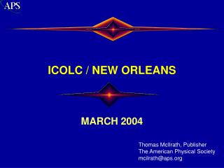 ICOLC / NEW ORLEANS