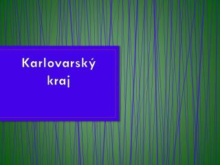 Karlovarský kraj