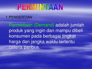 PERMINTAAN