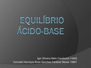 Equilíbrio ácido-base