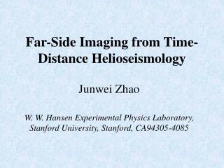 Far-Side Imaging from Time-Distance Helioseismology