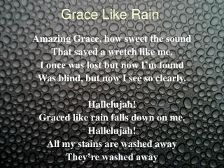 Grace Like Rain