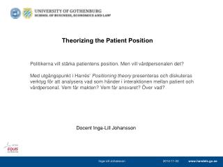Docent Inga-Lill Johansson
