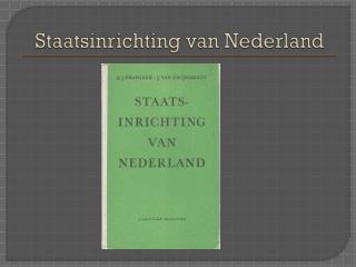 Staatsinrichting van Nederland