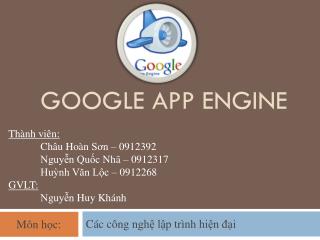 Google app engine