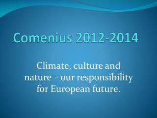 Comenius 2012-2014