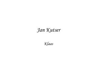 Jan Kutser